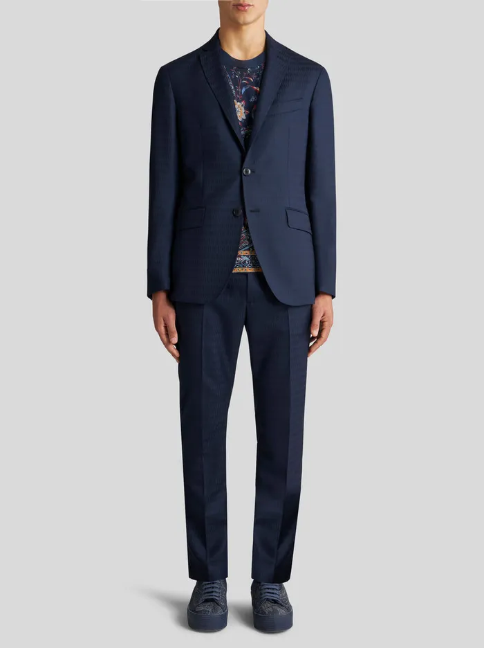Men Wool Jacquard Jacket Etro Jackets