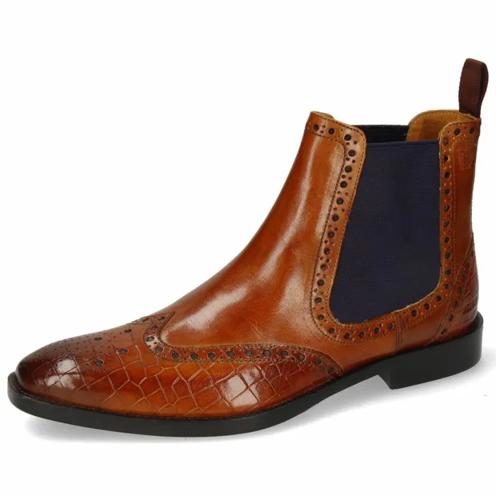 Mens Ankle Boots Melvin and Hamilton Martin 5 Brown
