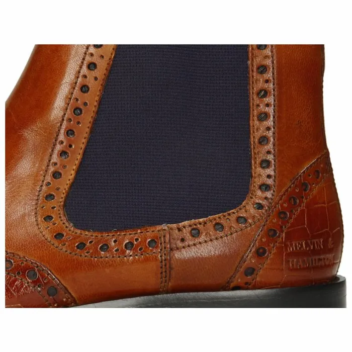 Mens Ankle Boots Melvin and Hamilton Martin 5 Brown