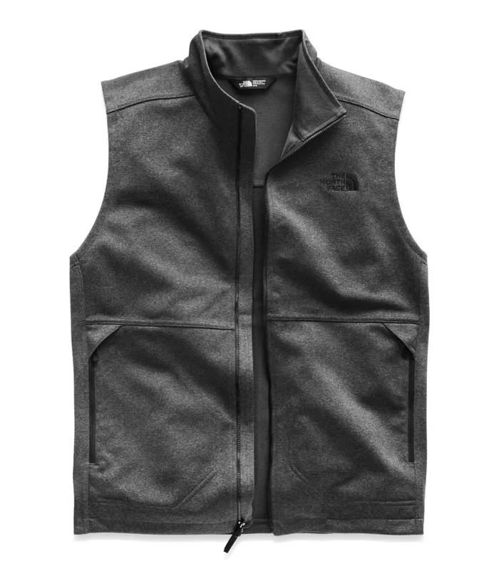 Mens Apex Canyonwall Vest Tnf Dark Grey Heather The North Face Windbreakers