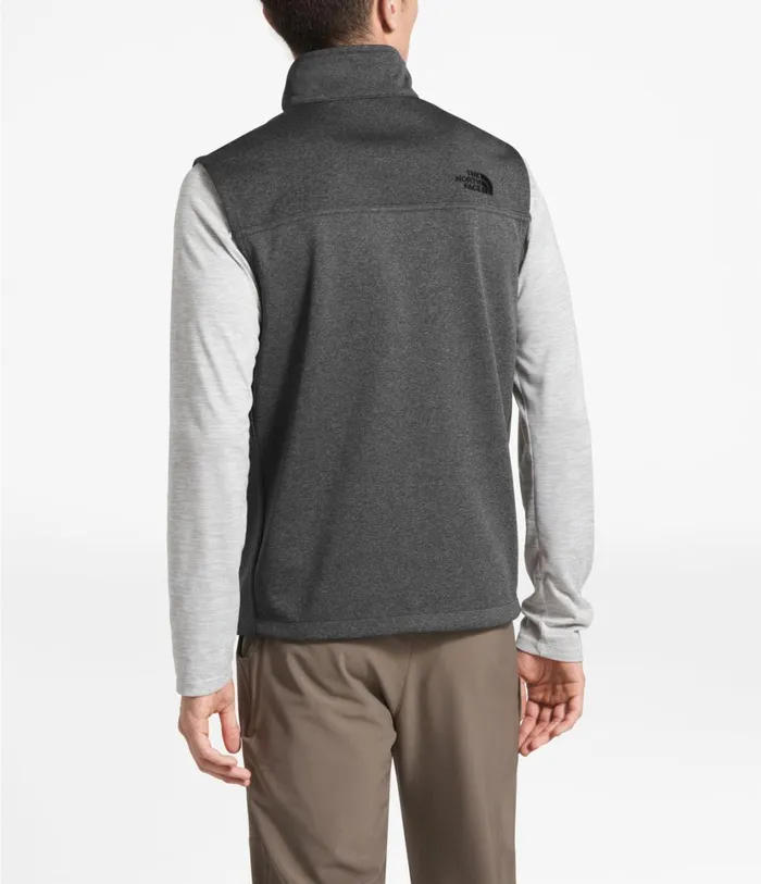 Mens Apex Canyonwall Vest Tnf Dark Grey Heather The North Face Windbreakers