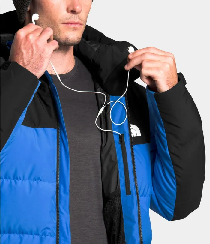 Mens Corefire Down Jacket Clear Lake Bluetnf Black The North Face Snow