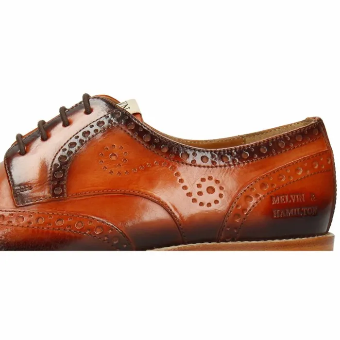 Mens Derbies Melvin and Hamilton Dylan 2 Orange