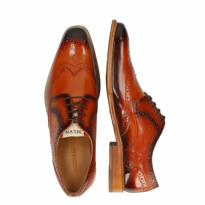 Mens Derbies Melvin and Hamilton Dylan 2 Orange