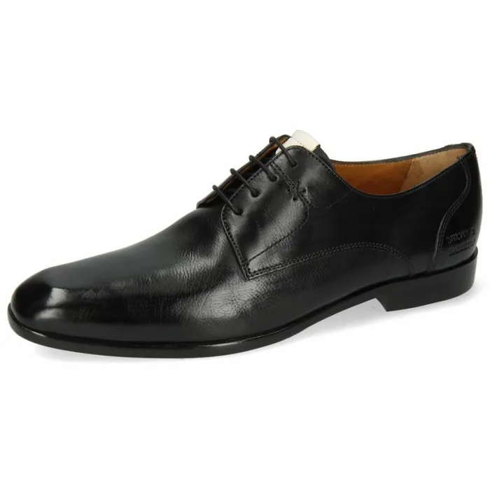 Mens Derbies Melvin and Hamilton Elyas 4 Black