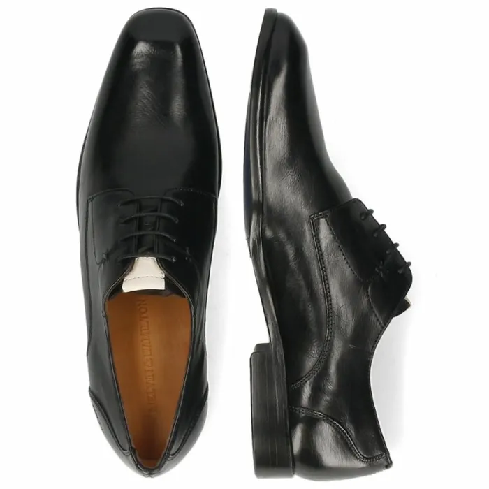 Mens Derbies Melvin and Hamilton Elyas 4 Black