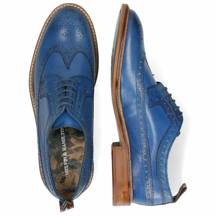 Mens Derbies Melvin and Hamilton Matthew 23 Blue