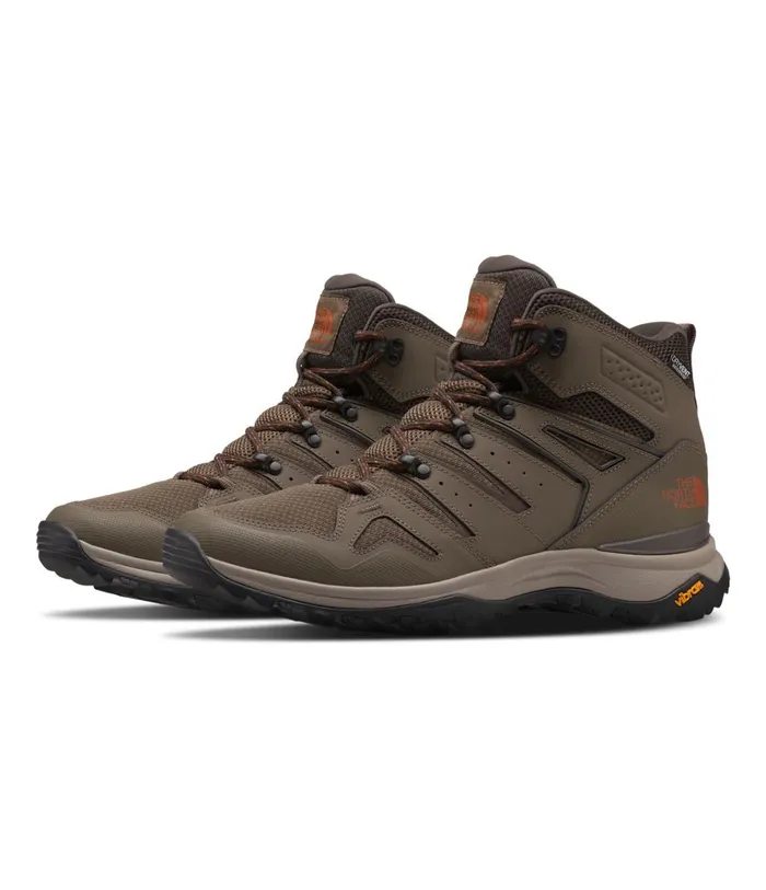 Mens Hedgehog Fastpack II Mid WP Bipartisan Browncoffee Brown The North Face Sneakers