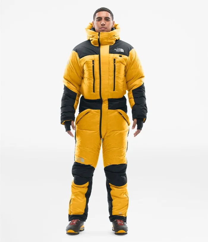 Mens Himalayan Suit Summit Goldtnf Black The North Face Insulated and Down Jackets