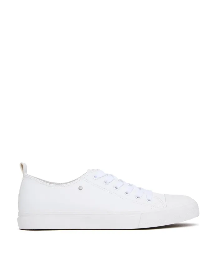 Mens Hugo Vegan Sneakers White Matt and Nat Footwear