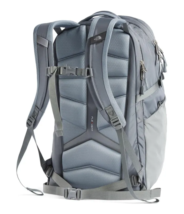 Mens Router Transit Backpack Tnf Medium Grey Heatherzinc Grey The North Face Backpacks