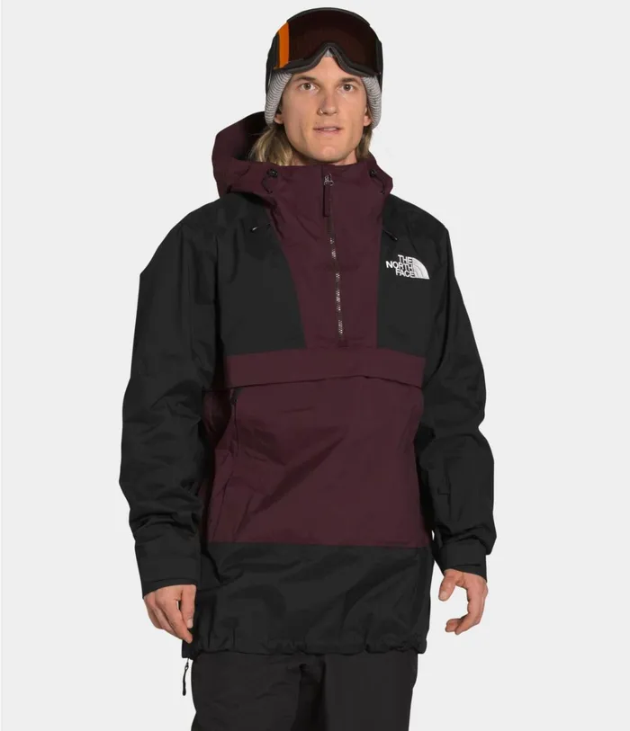 Mens Silvani Anorak Root Browntnf Black The North Face Snow