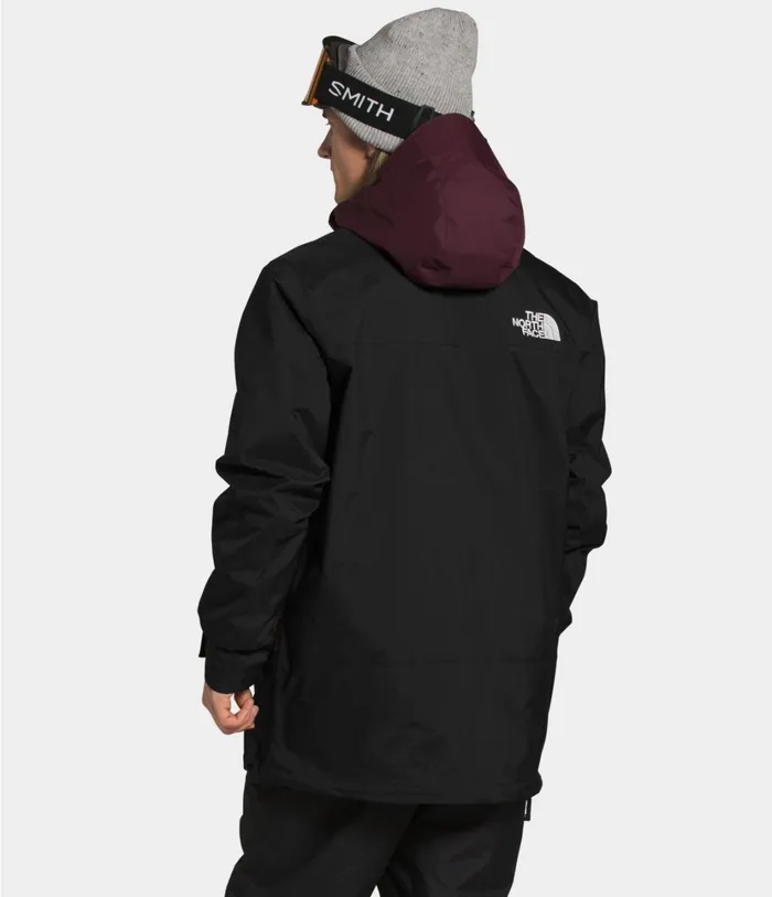 Mens Silvani Anorak Root Browntnf Black The North Face Snow