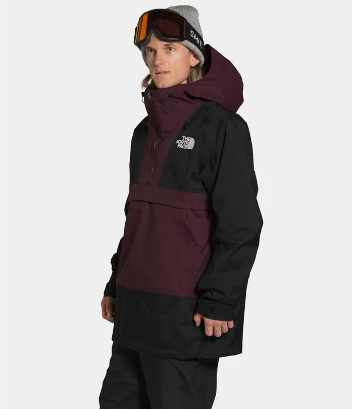 Mens Silvani Anorak Root Browntnf Black The North Face Snow
