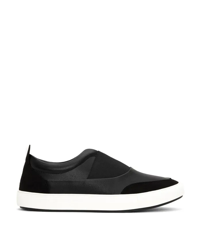 MensWomen Luke Vegan Sneakers Black Matt and Nat Footwear
