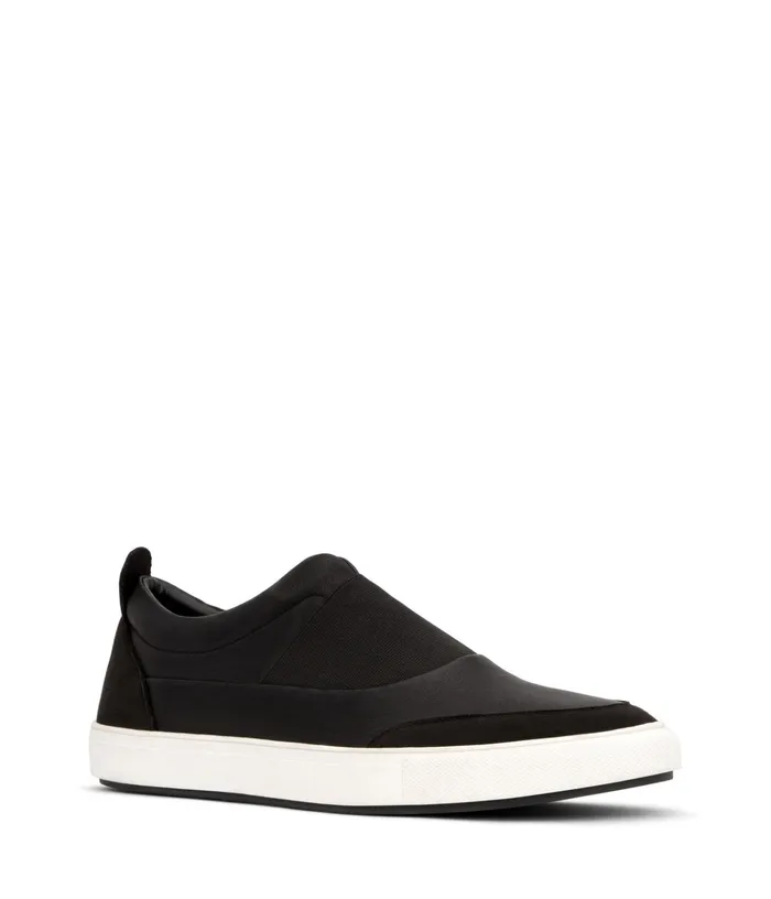 MensWomen Luke Vegan Sneakers Black Matt and Nat Footwear