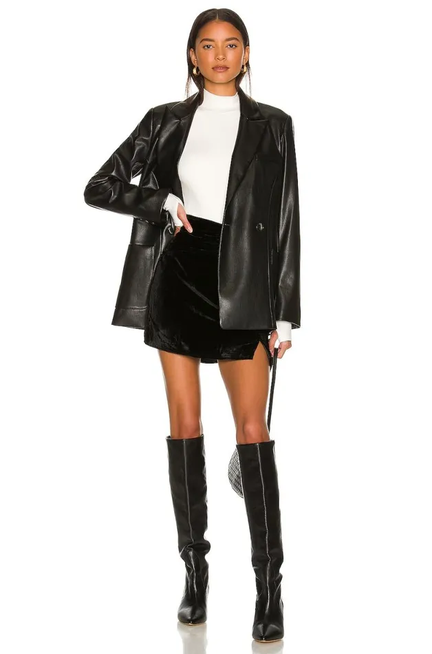 Merci Mini Skirt Black Women Lovers and Friends Skirts