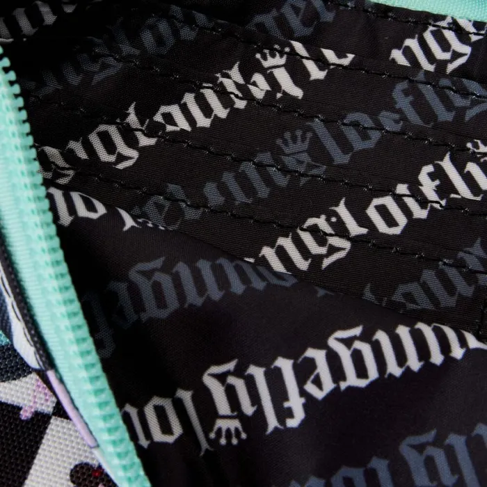 Mickey and Minnie Date Night Diner Checkered AllOver Print Nylon Zipper Pouch Wristlet Unisex Loungefly Bags and Wallets Mickey and Minnie Date Night Diner Checkered AllOver Print Nylon Zipper Pouch Wristlet Unisex Loungefly Bags and Wallets