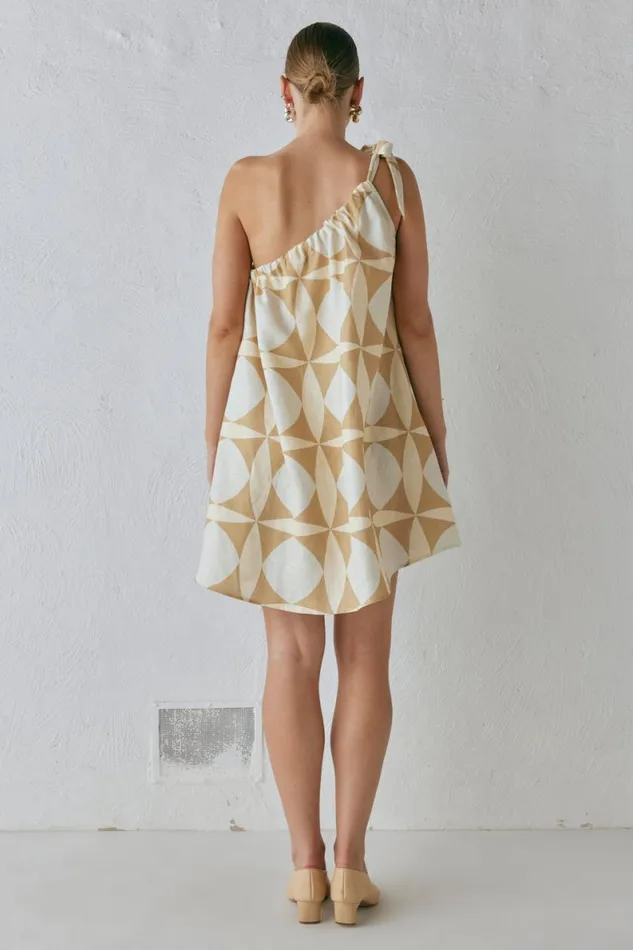 Mini Dresses Women VRG GRL Slow Living Linen Mini Dress Scope Mini Dresses Women VRG GRL Slow Living Linen Mini Dress Scope