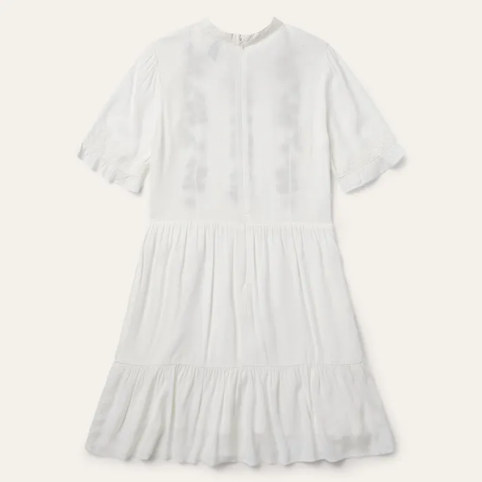 Mini Women Stetson Flat Weave Dress White