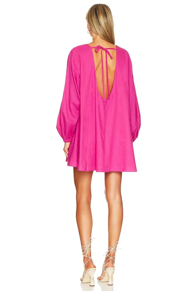 Moda Mini Dress Hot Pink Women Lovers and Friends Dresses