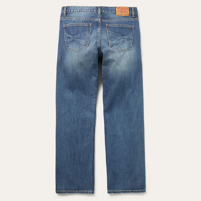 Modern Cut Men Stetson 1312 Modern Fit Jeans Blue