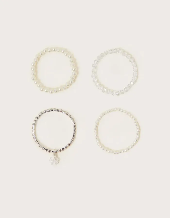 Monsoon 4Pack Bridesmaid Bracelets Children Girls039 Jewellery