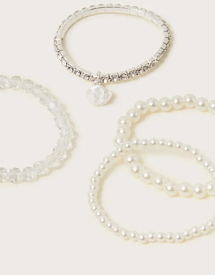 Monsoon 4Pack Bridesmaid Bracelets Children Girls039 Jewellery Monsoon 4Pack Bridesmaid Bracelets Children Girls039 Jewellery