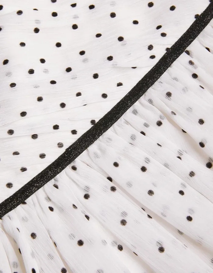 Monsoon Abigail Polka Dot Prom Dress Ivory Children Partywear Monsoon Abigail Polka Dot Prom Dress Ivory Children Partywear