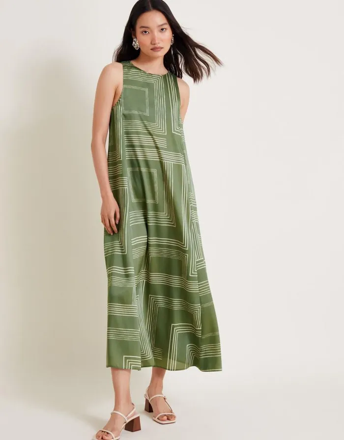 Monsoon Anica Maxi Dress Green Women Maxi Dresses Monsoon Anica Maxi Dress Green Women Maxi Dresses