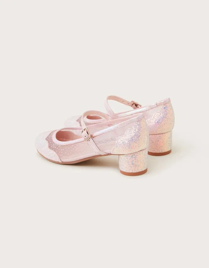 Monsoon Annabelle Princess Heels Pink Children Partywear Monsoon Annabelle Princess Heels Pink Children Partywear