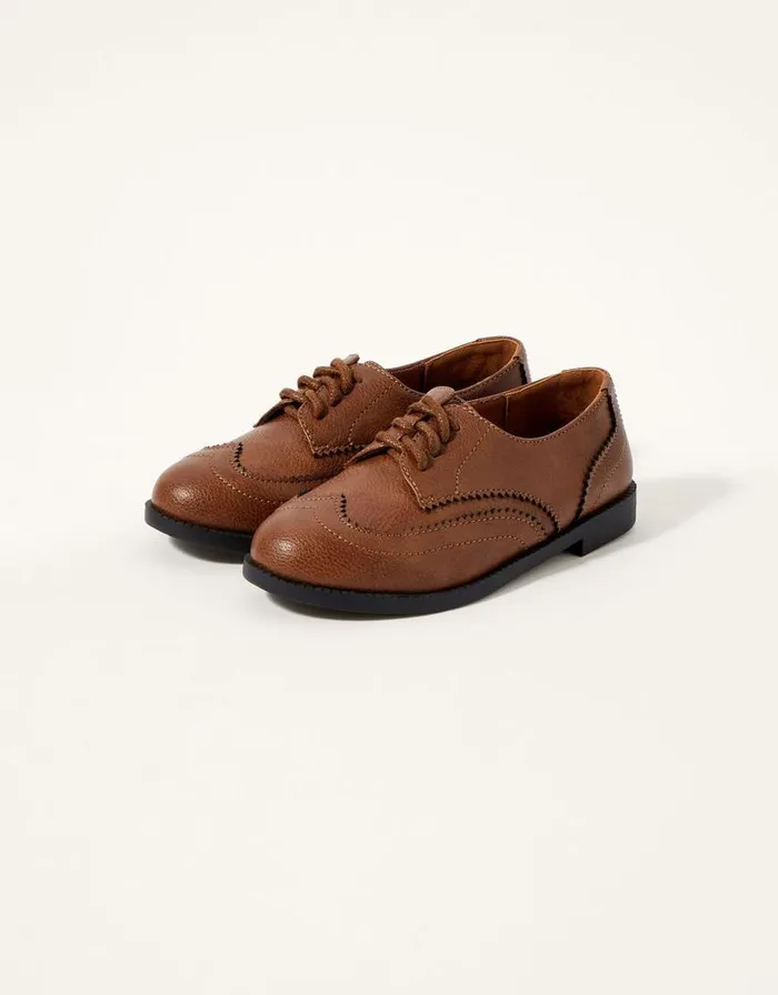 Monsoon Boys Brogue Shoes Brown Children Boys039 Shoes and Sandals