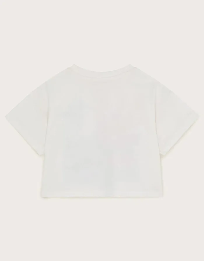 Monsoon Cropped Surf039s Up TShirt White Children Tops and Tshirts Monsoon Cropped Surf039s Up TShirt White Children Tops and Tshirts