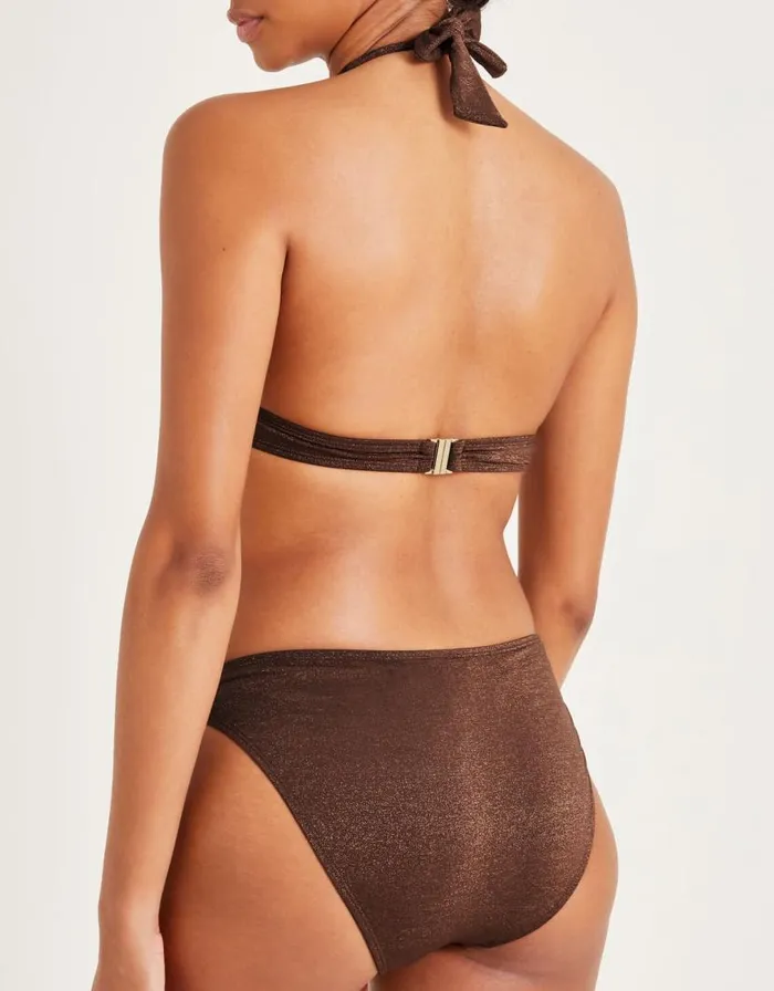 Monsoon Eden Halter Bikini Top Bronze Women Coords Monsoon Eden Halter Bikini Top Bronze Women Coords