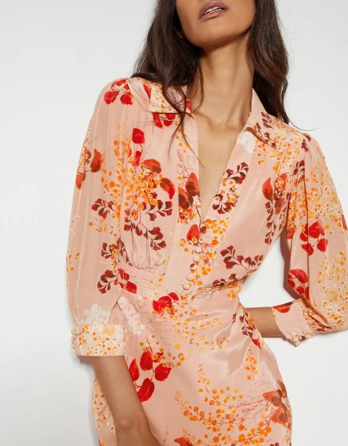 Monsoon Elise Shirt Dress Pink Women Occasionwear Monsoon Elise Shirt Dress Pink Women Occasionwear