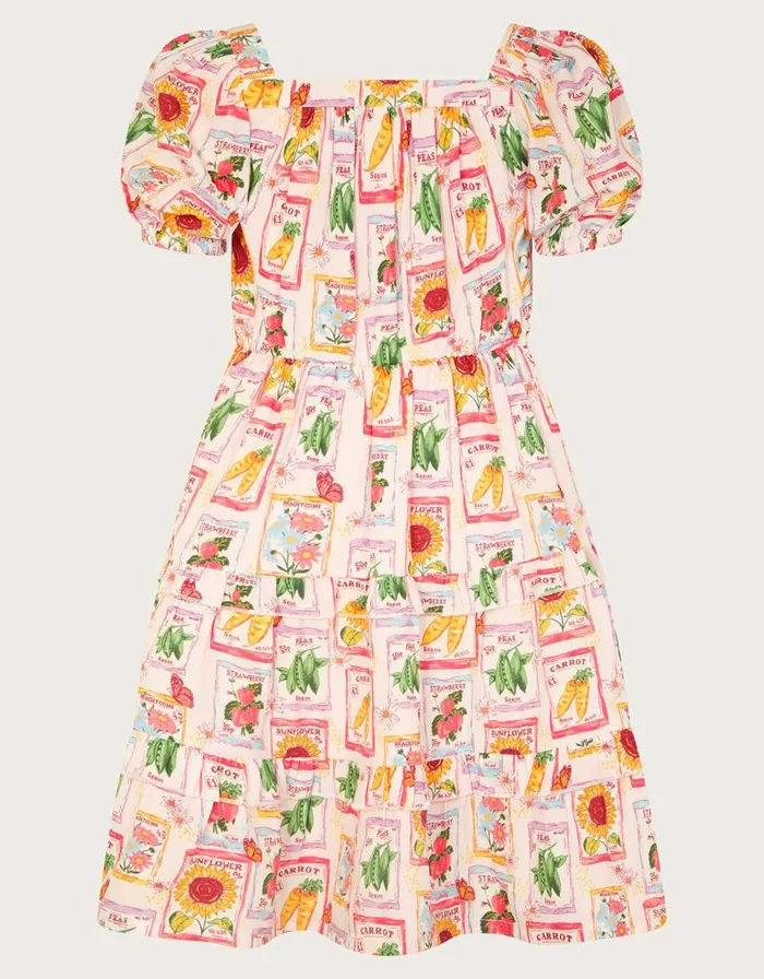 Monsoon Garden Print Dress Pink Children Dresses Monsoon Garden Print Dress Pink Children Dresses