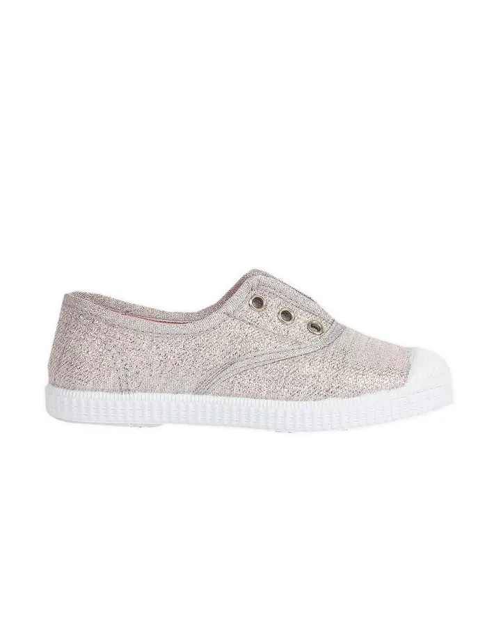 Monsoon Hampton Canvas Plum Plimsolls Silver Children Girls039 Shoes and Sandals Monsoon Hampton Canvas Plum Plimsolls Silver Children Girls039 Shoes and Sandals