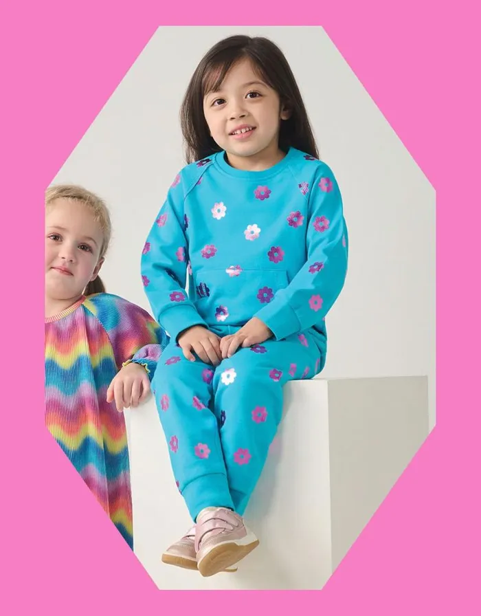 Monsoon Hatley Blossom Pullover Jumper Blue Children Knitwear and Cardigans