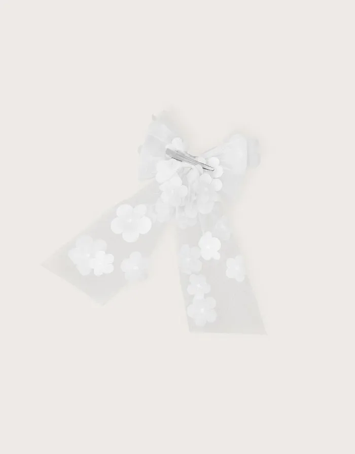 Monsoon Lauren Flower Bow Hair Clip Children Girls039 Hair Accessories Monsoon Lauren Flower Bow Hair Clip Children Girls039 Hair Accessories