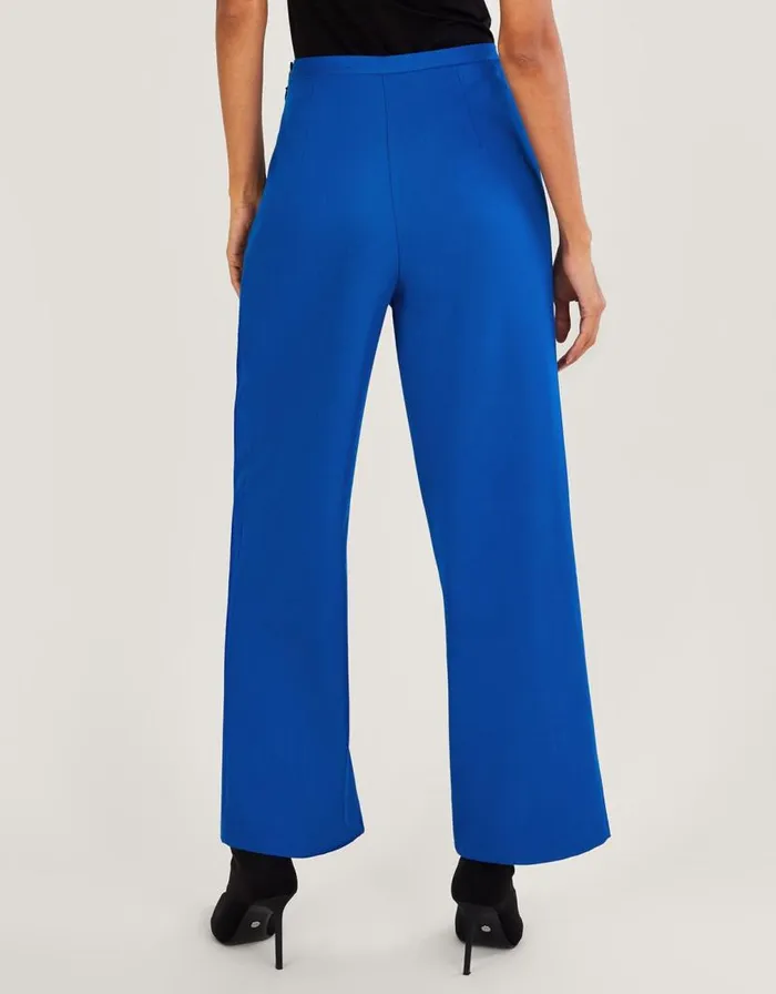 Monsoon Lauren Wide Leg Trousers Blue Women Trousers and Jeans Monsoon Lauren Wide Leg Trousers Blue Women Trousers and Jeans