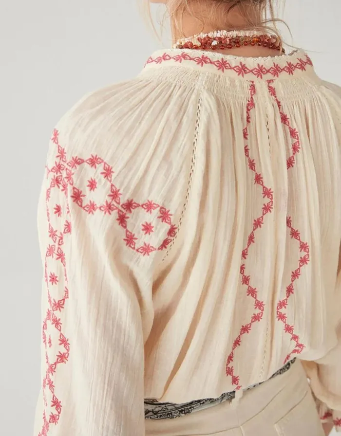 Monsoon Maison Hotel Tie Neck Blouse Ivory Women Tops and Blouses Monsoon Maison Hotel Tie Neck Blouse Ivory Women Tops and Blouses