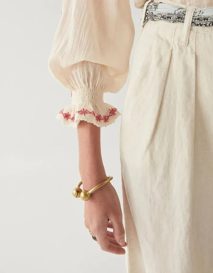 Monsoon Maison Hotel Tie Neck Blouse Ivory Women Tops and Blouses Monsoon Maison Hotel Tie Neck Blouse Ivory Women Tops and Blouses