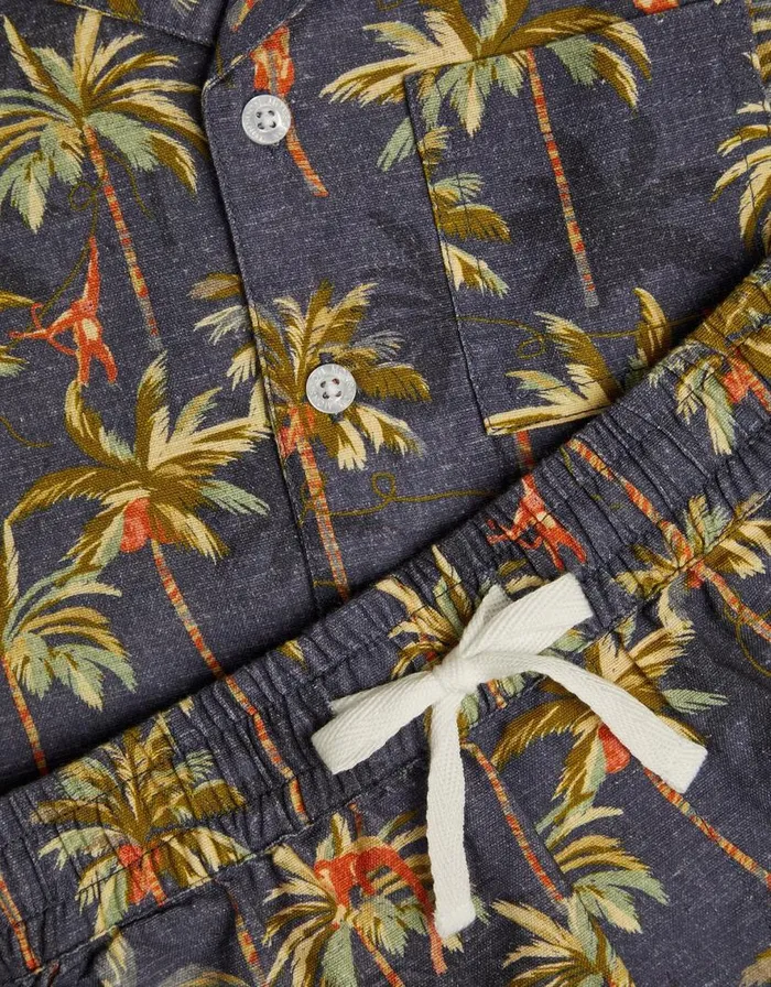 Monsoon Monkey Print Shirt And Shorts Set Blue Children Suits and Sets Monsoon Monkey Print Shirt And Shorts Set Blue Children Suits and Sets
