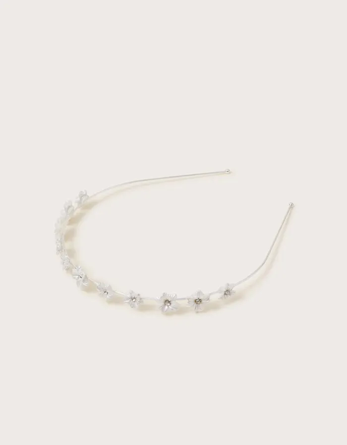 Monsoon Pearly Flower Girl Headband Children Girls039 Hair Accessories