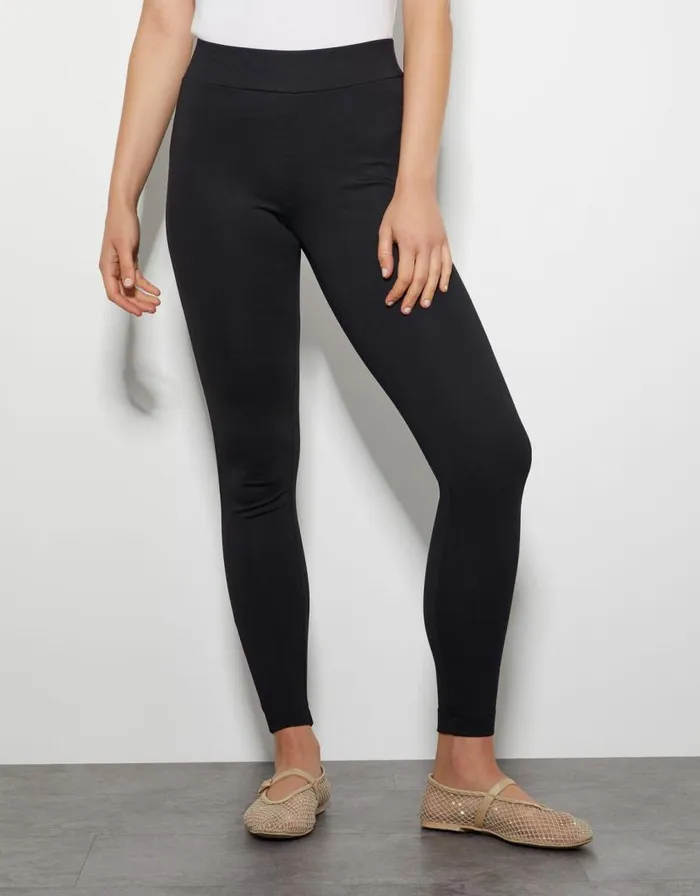 Monsoon Pree High Rise Ponte Leggings Black Women Trousers and Jeans