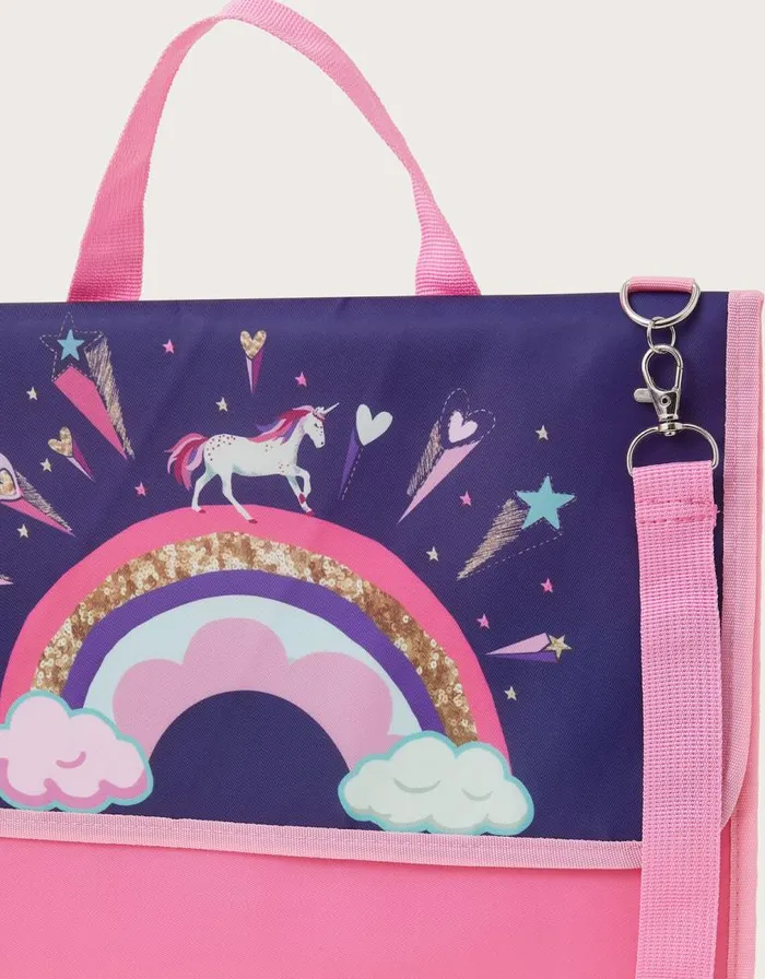 Monsoon Rainbow Print School Book Bag Children Girls039 Bags and Purses Monsoon Rainbow Print School Book Bag Children Girls039 Bags and Purses