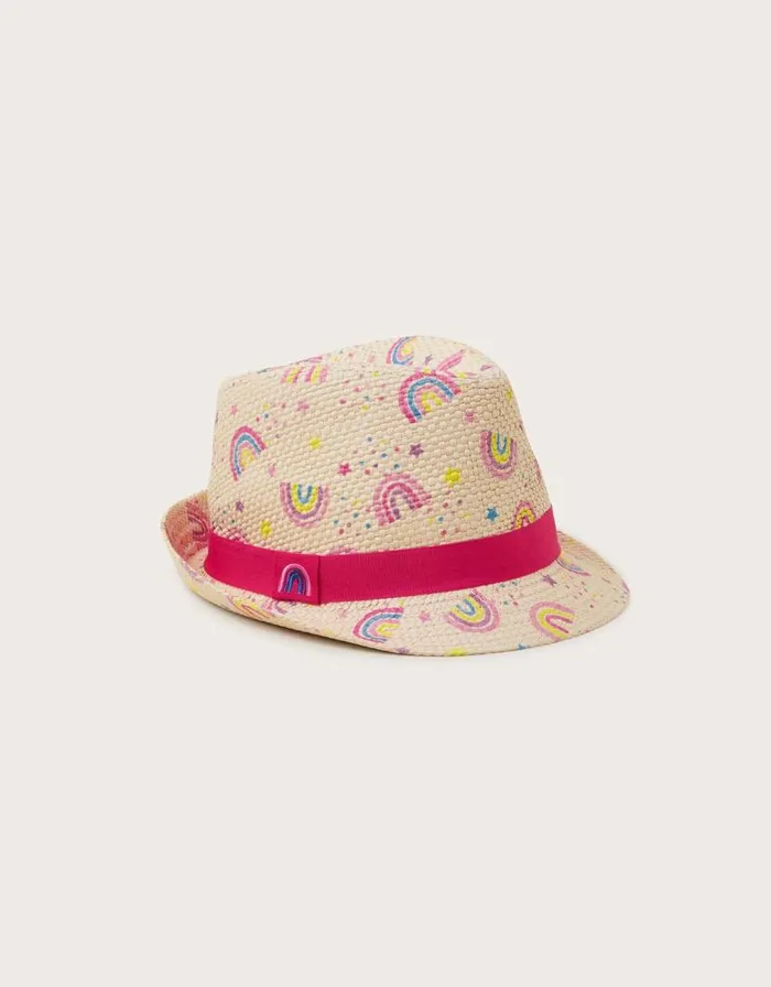 Monsoon Rainbow Trilby Hat Multi Children Hats and Sunglasses
