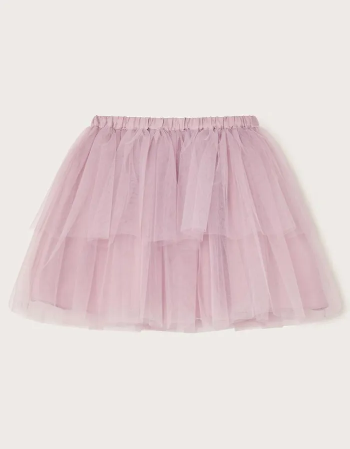 Monsoon Serene Tutu Skirt Purple Children Partywear