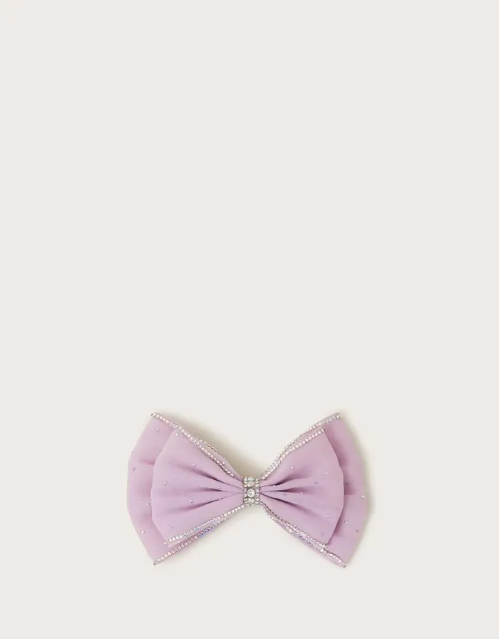 Monsoon Sparkly Hair Bow Clip Children Girls039 Hair Accessories