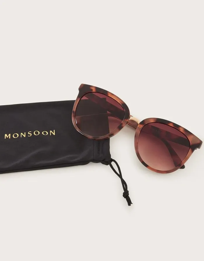 Monsoon Squared Tortoiseshell Sunglasses Women Sunglasses Monsoon Squared Tortoiseshell Sunglasses Women Sunglasses